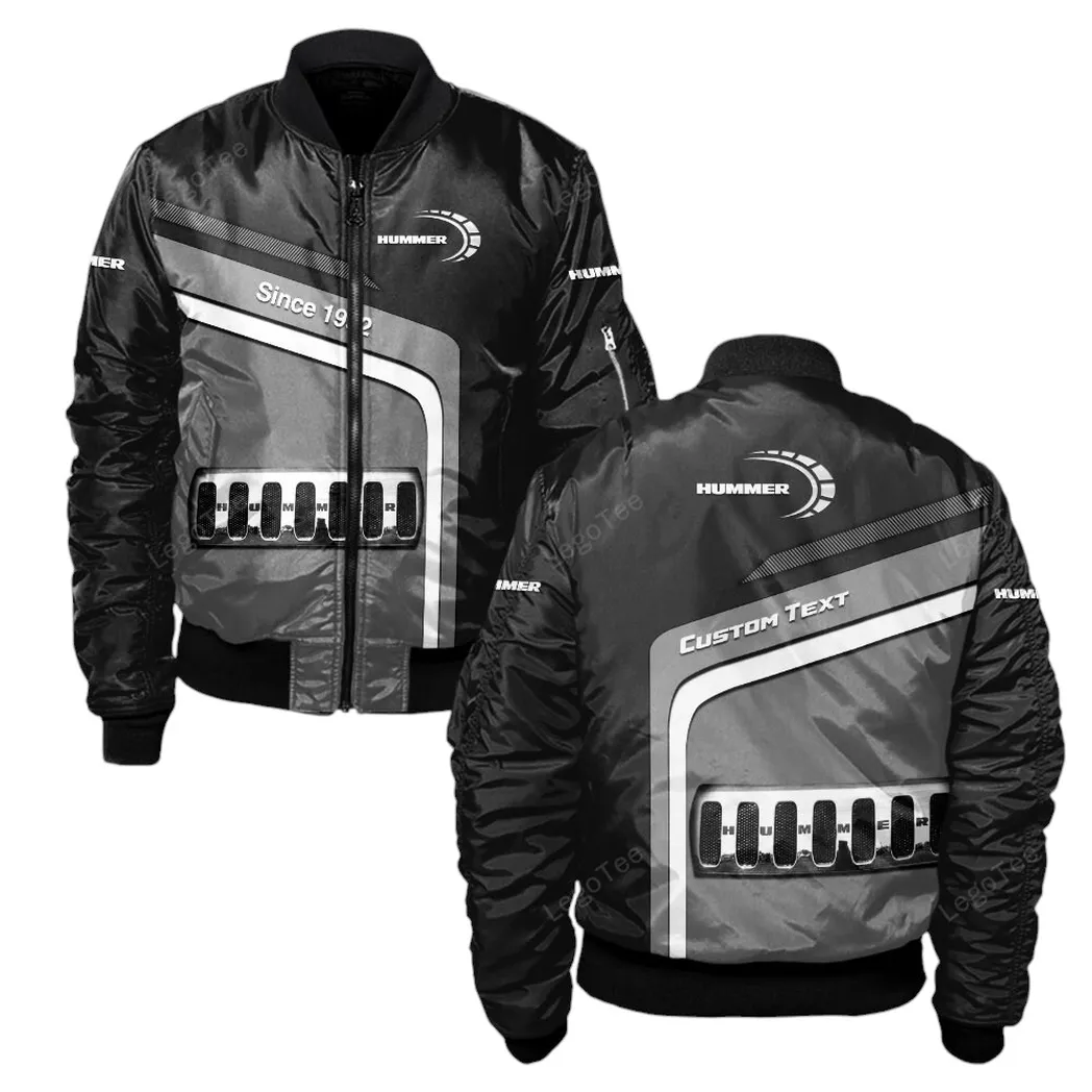 Hummer Bomberjacke für Sportwagen-Fans, All Over Print Geschenk für Auto-Enthusiasten Hummer Fans CAR11103032533