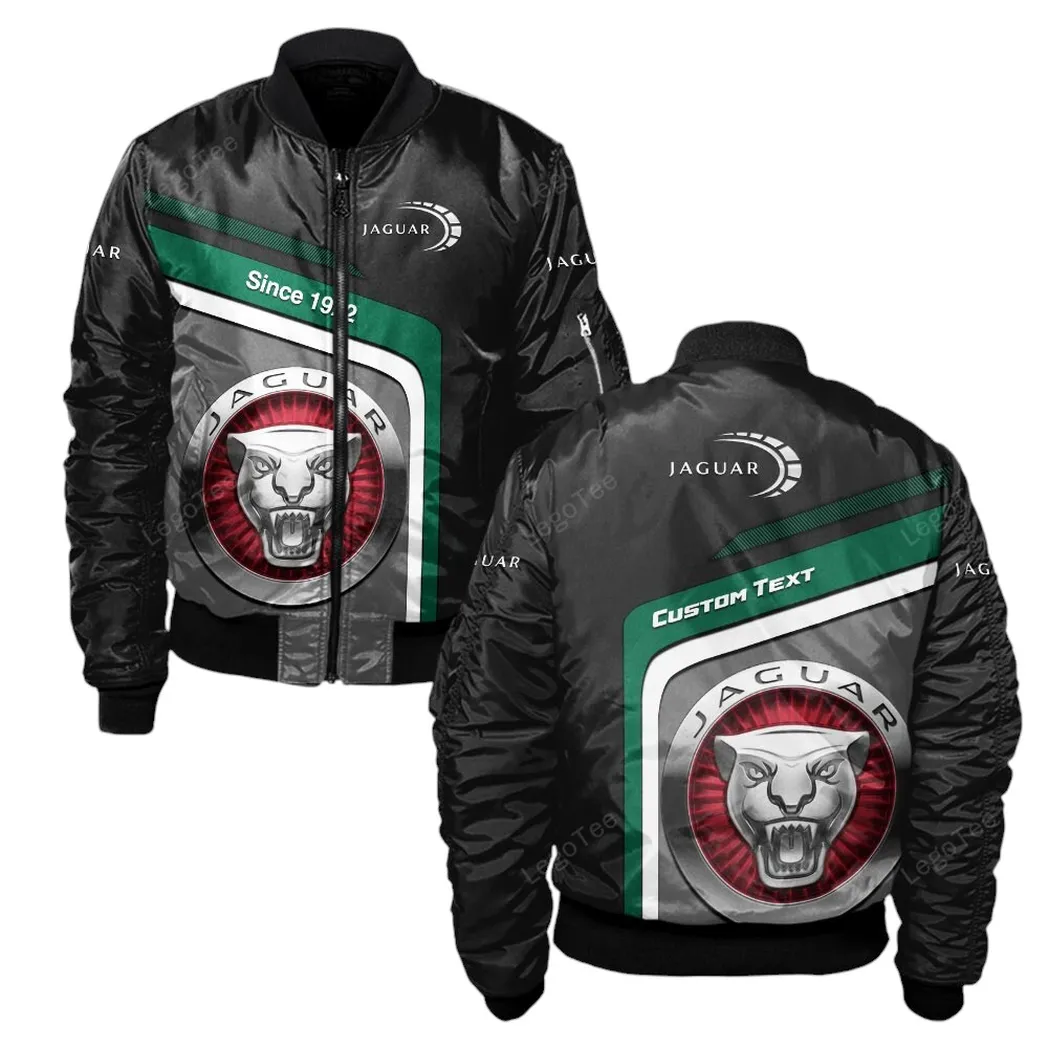 Jaguar Cars Bomberjacke für Sportwagen-Fans, All Over Print Geschenk für Auto-Enthusiasten Jaguar Cars Fans CAR11103032537