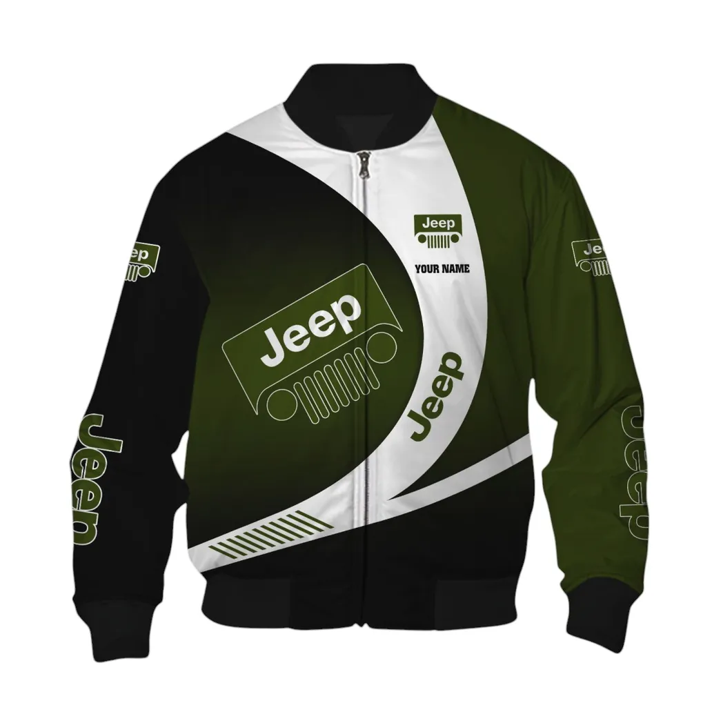 Jeep Bomberjacke für Sportwagen-Fans, All Over Print Geschenk für Auto-Enthusiasten Jeep Fans CAR7402222532