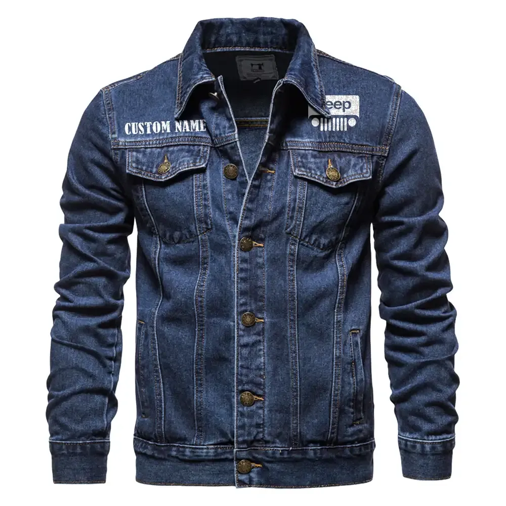 jeep jeansjacke fr auto fans vintage stil mit wunschname personalisierbar car1901132155 dunkelblau vawgi