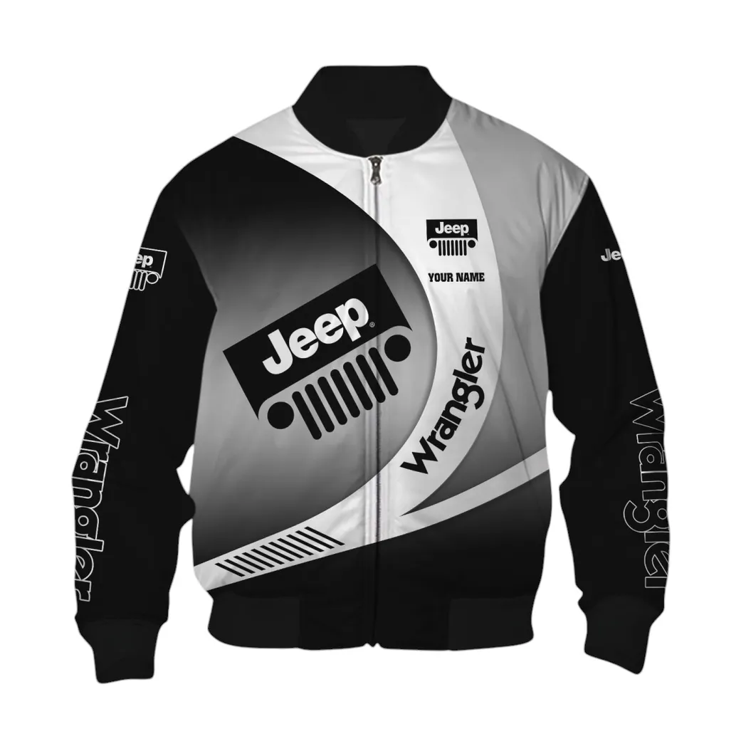 Jeep Wrangler Bomberjacke für Sportwagen-Fans, All Over Print Geschenk für Auto-Enthusiasten Jeep Wrangler Fans CAR7402222533