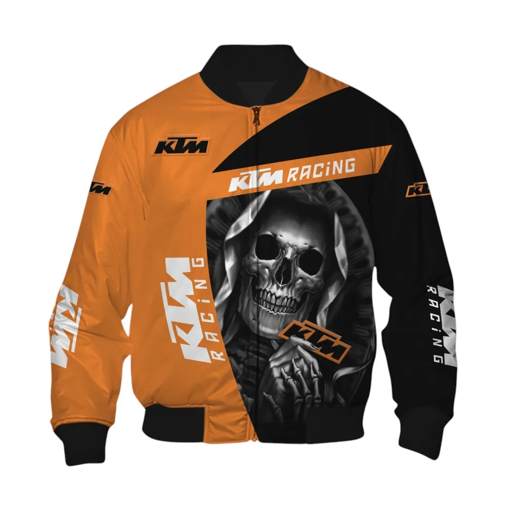KTM Racing Bomberjacke für Sportwagen-Fans, All Over Print Geschenk für Auto-Enthusiasten KTM Racing Fans CAR6702212546