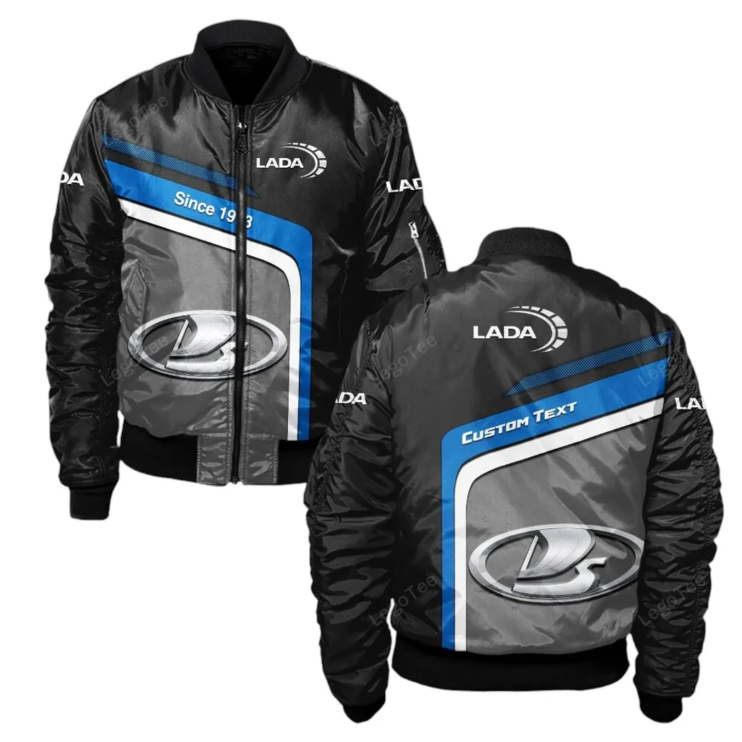 Lada Bomberjacke für Sportwagen-Fans, All Over Print Geschenk für Auto-Enthusiasten Lada Fans CAR11103032540