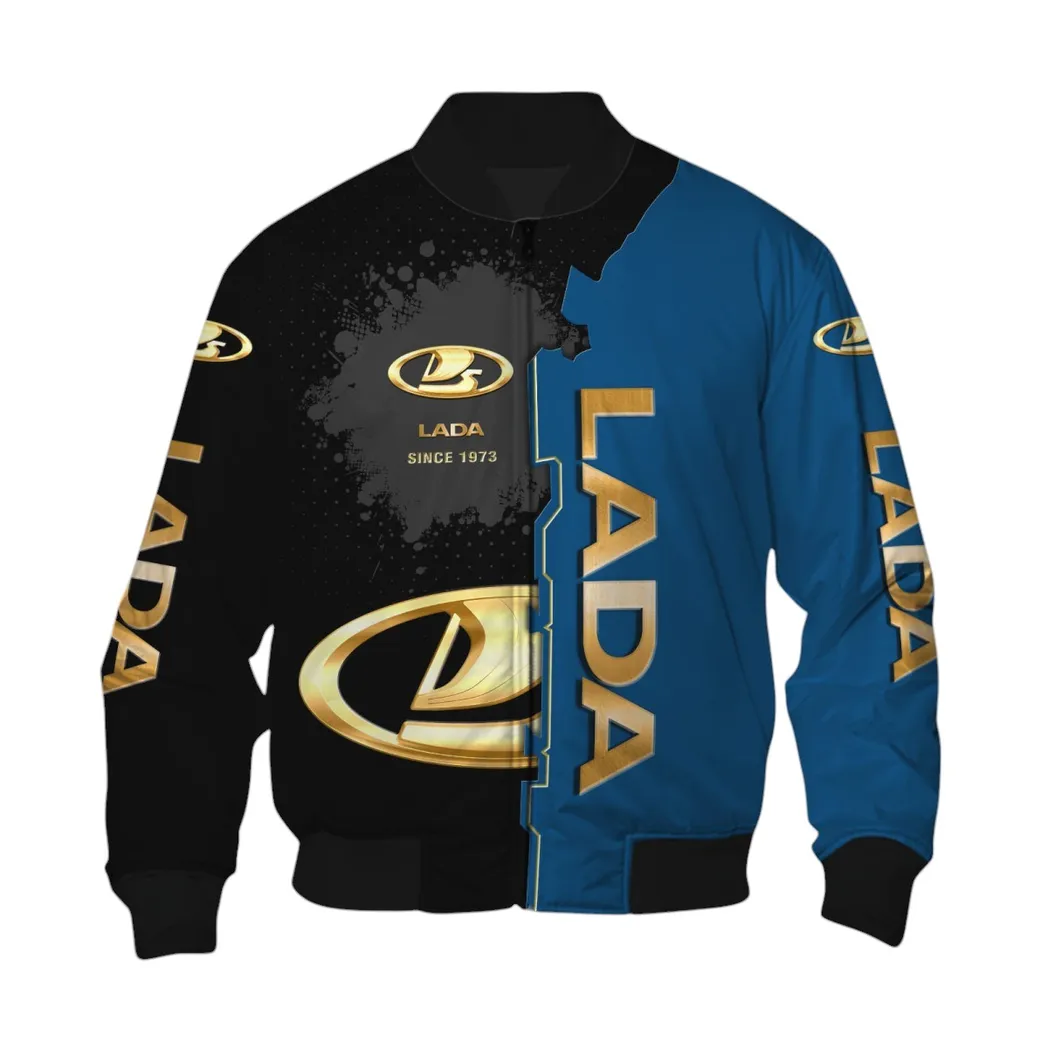 Lada Bomberjacke für Sportwagen-Fans, All Over Print Geschenk für Auto-Enthusiasten Lada Fans CAR44021725048-6