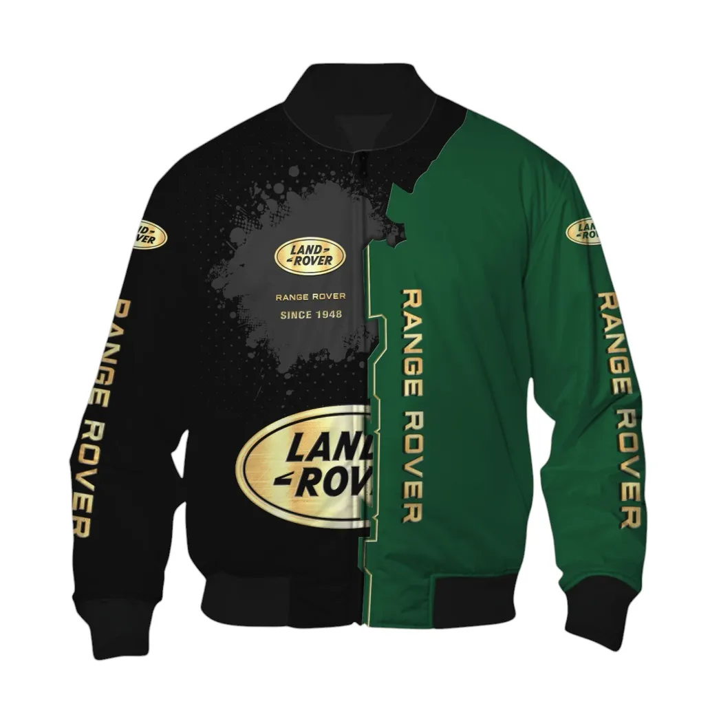 Land Rover Bomberjacke für Sportwagen-Fans, All Over Print Geschenk für Auto-Enthusiasten Land Rover Fans CAR44021725051-6