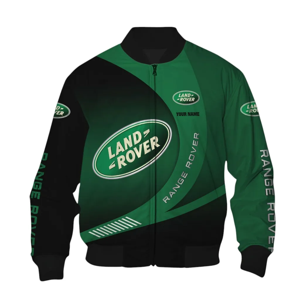 Land Rover Bomberjacke für Sportwagen-Fans, All Over Print Geschenk für Auto-Enthusiasten Land Rover Fans CAR7402222537