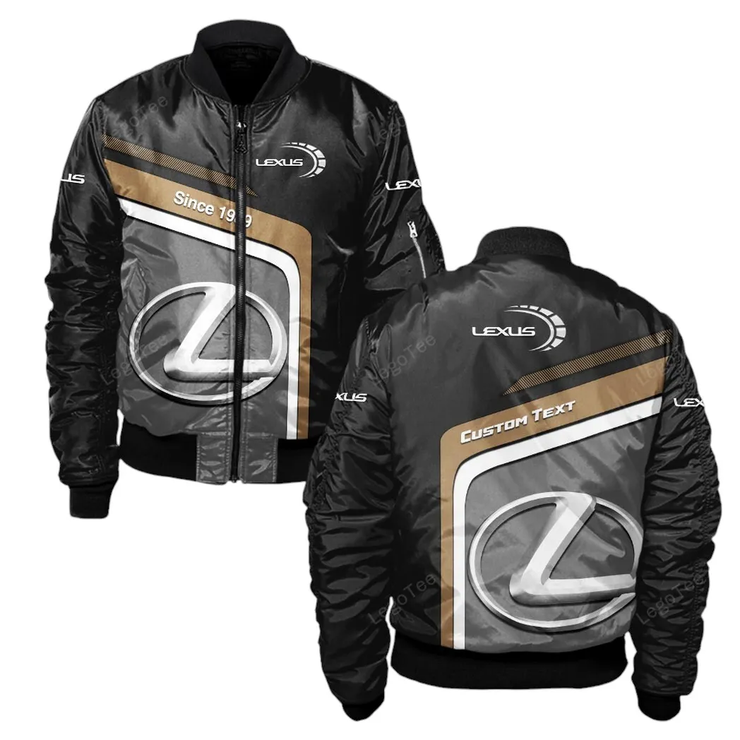 Lexus Bomberjacke für Sportwagen-Fans, All Over Print Geschenk für Auto-Enthusiasten Lexus Fans CAR11103032543