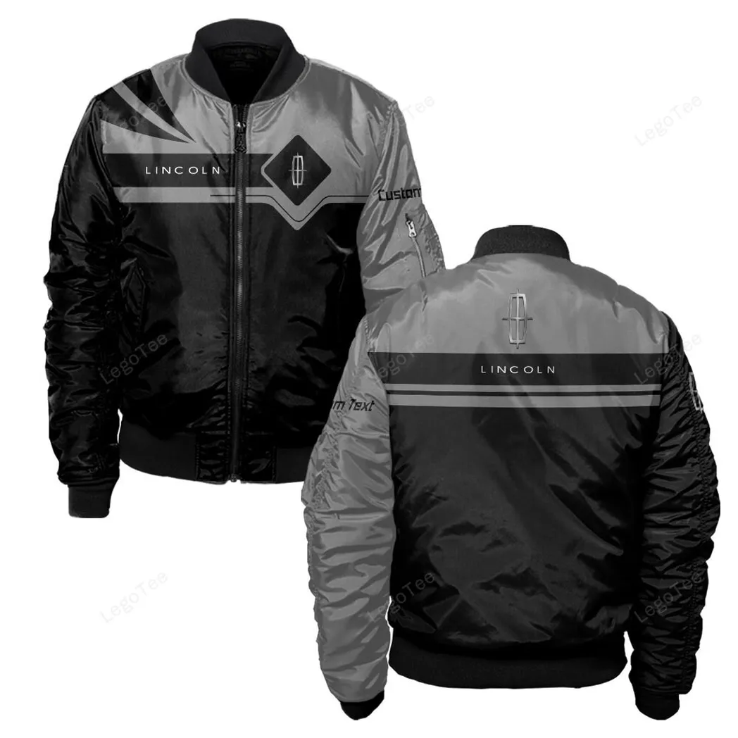Lincoln Bomberjacke für Sportwagen-Fans, All Over Print Geschenk für Auto-Enthusiasten Lincoln Fans CAR9803032544