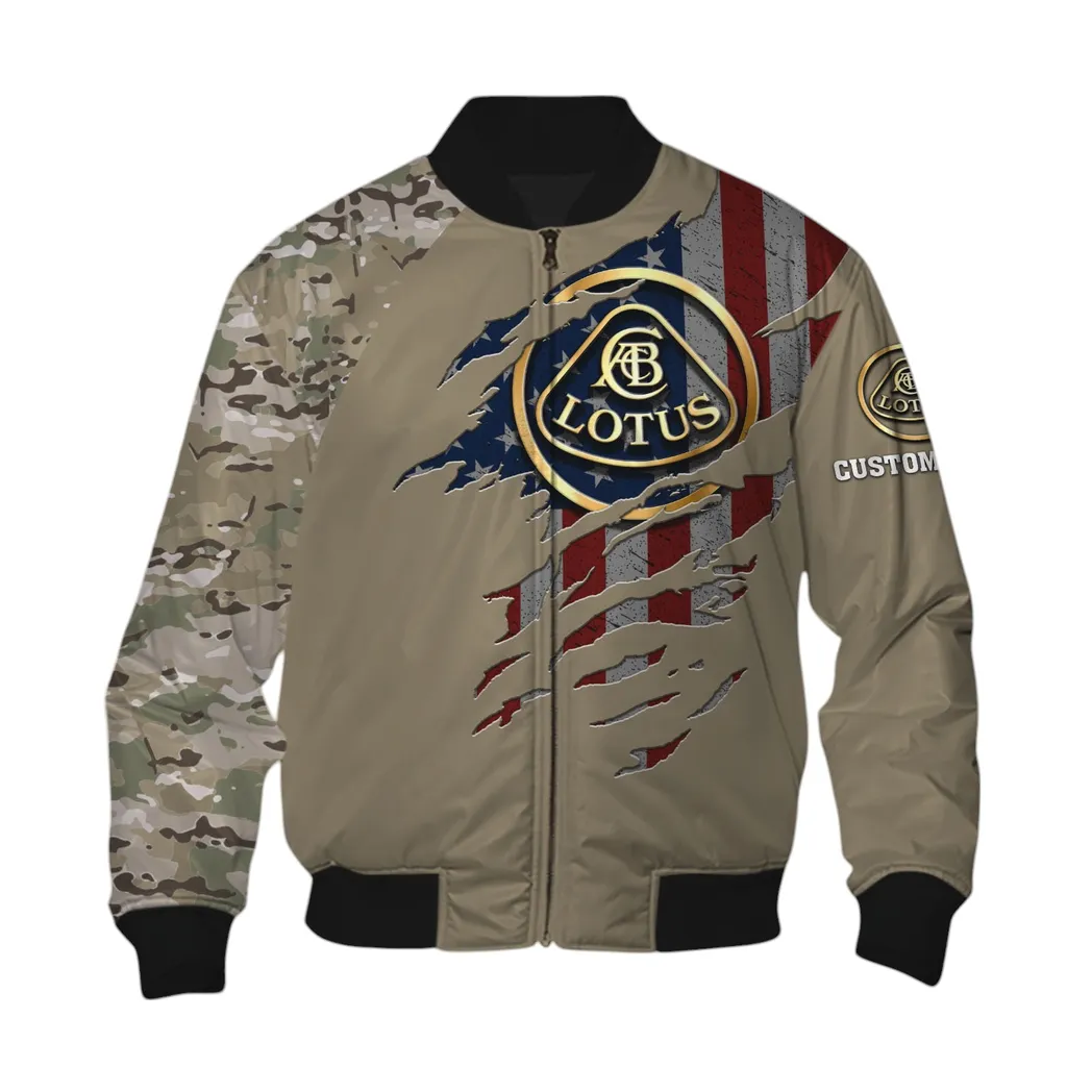 Lotus Bomberjacke für Sportwagen-Fans, All Over Print Geschenk für Auto-Enthusiasten Lotus Fans CAR46021725063-6