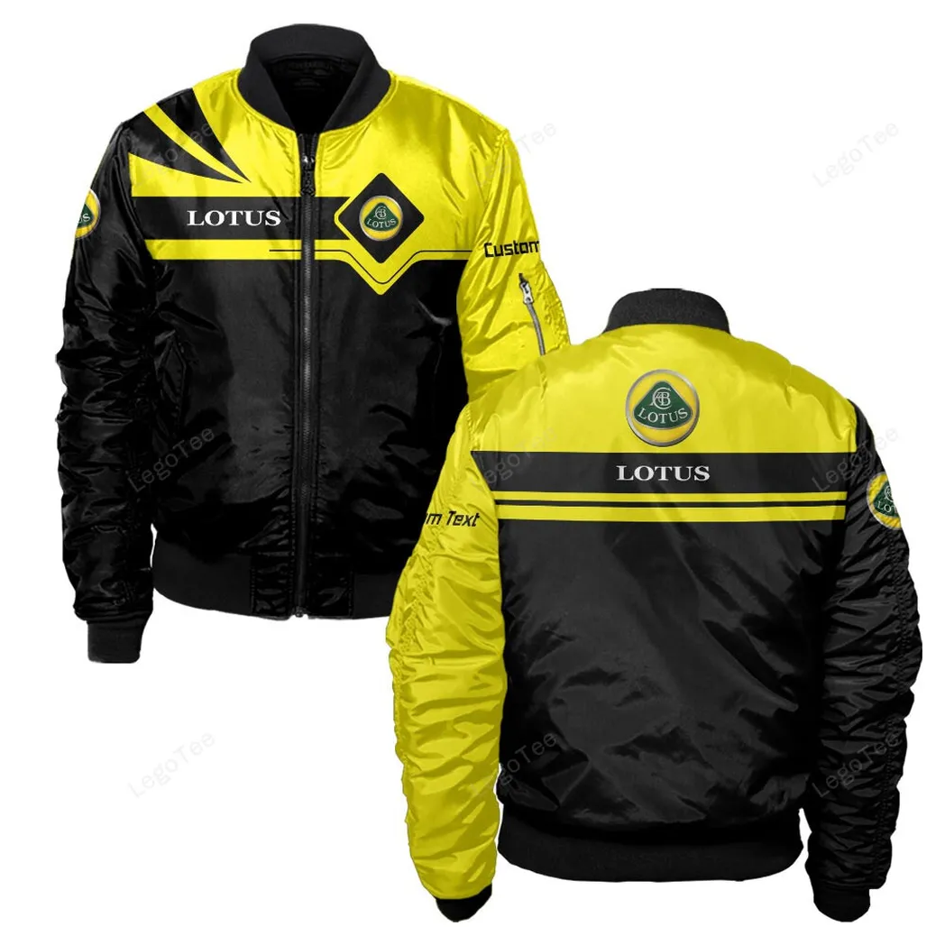 Lotus Bomberjacke für Sportwagen-Fans, All Over Print Geschenk für Auto-Enthusiasten Lotus Fans CAR9803032545
