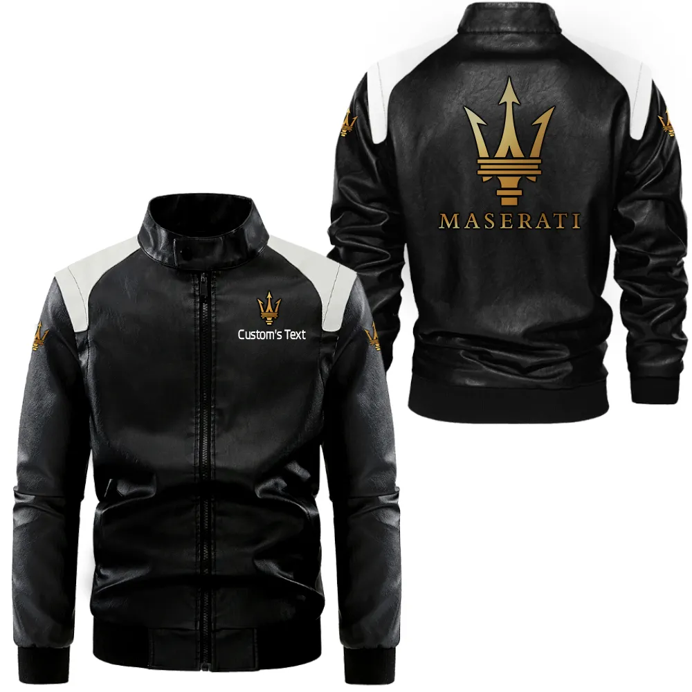 maserati lederjacke in schwarz wei fr auto fans allover print personalisierbar mit wunschname car0801062227 maserati lederjacke in schwarz wei fr auto fans allover print personalisierbar mit wunschname car0801062227