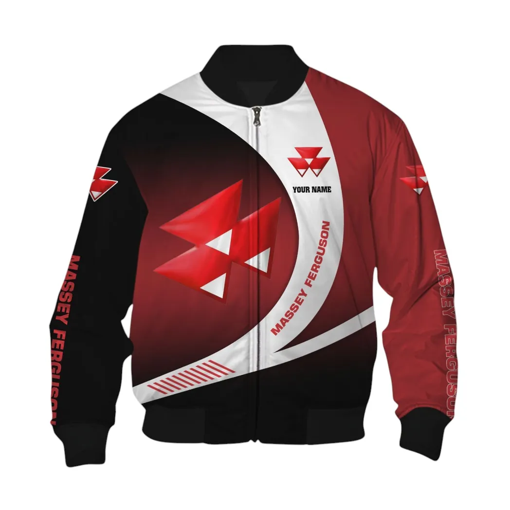 Massey Ferguson Bomberjacke für Sportwagen-Fans, All Over Print Geschenk für Auto-Enthusiasten Massey Ferguson Fans CAR7402222541