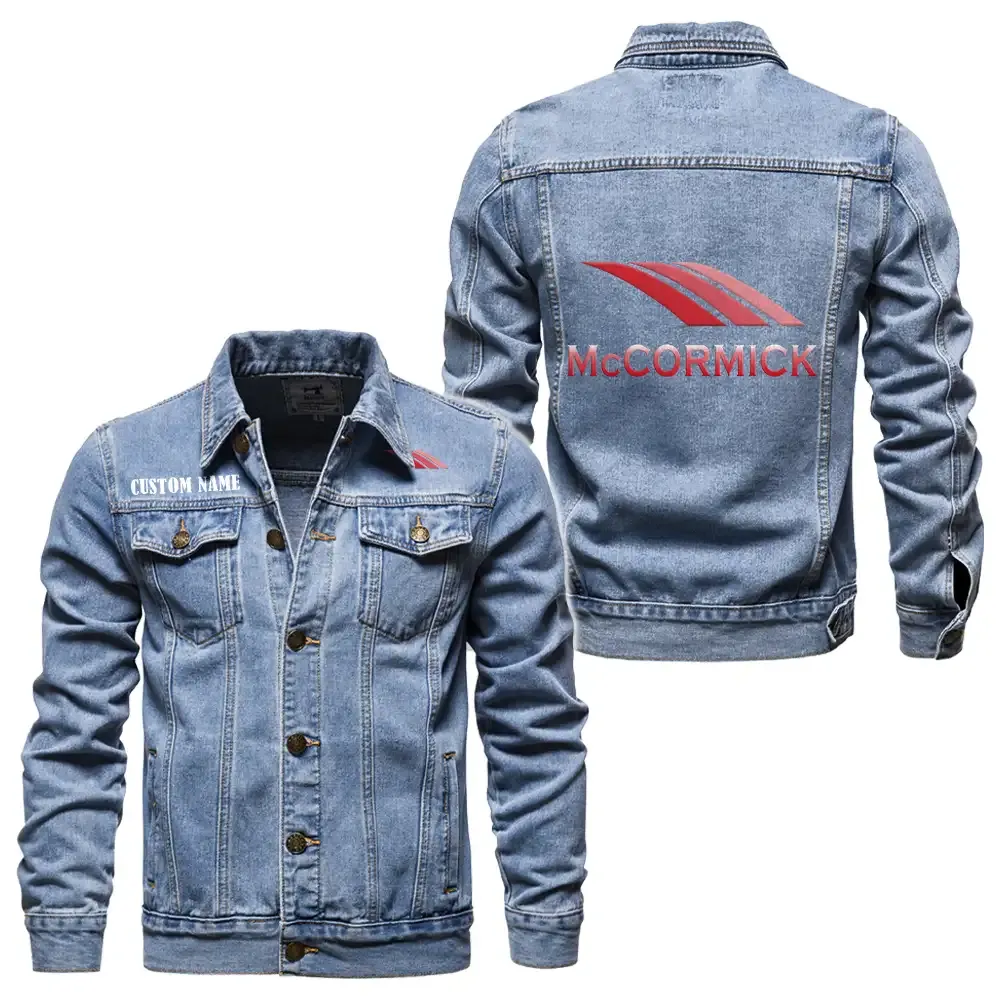 mccormick jeansjacke fr auto fans vintage stil mit wunschname personalisierbar car1901132192 hellblau ngaoc