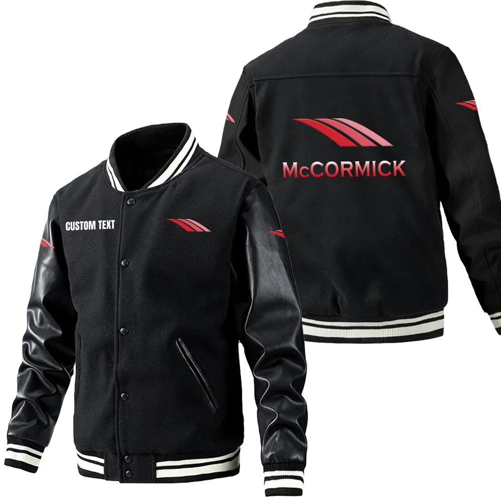 mccormick leder baseballjacke fr auto fans rmel mit all over print personalisierbar mit wunschname car1801112146 schwarz 1hp2b