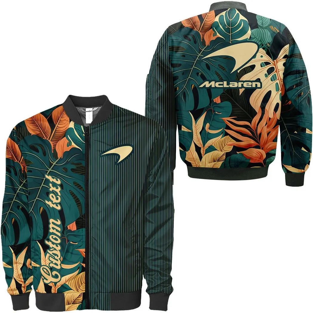 mclaren personalisierte bomberjacke fr auto liebhaber vintage 3d print namensdruck car434041725294 l2fra