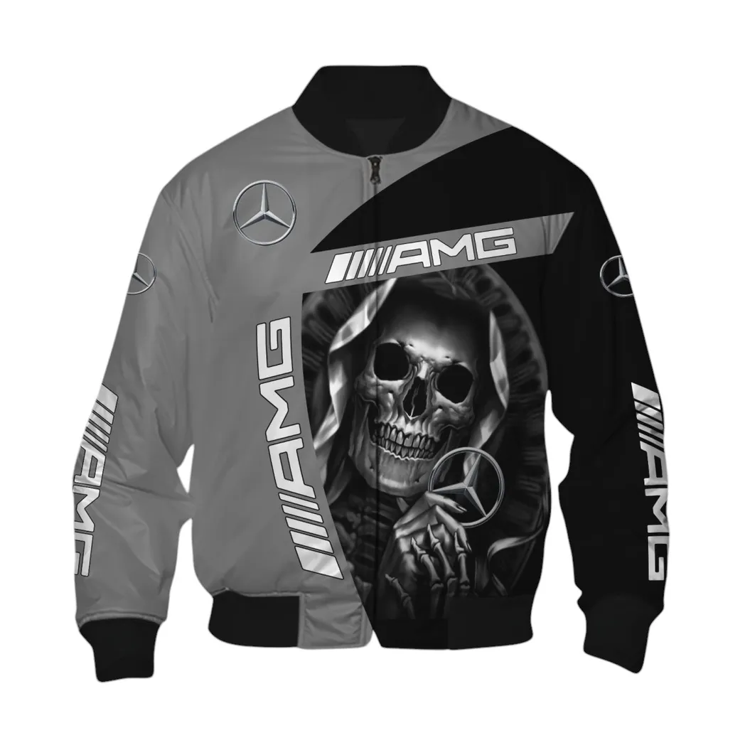 Mercedes AMG Bomberjacke für Sportwagen-Fans, All Over Print Geschenk für Auto-Enthusiasten Mercedes AMG Fans CAR6702212502