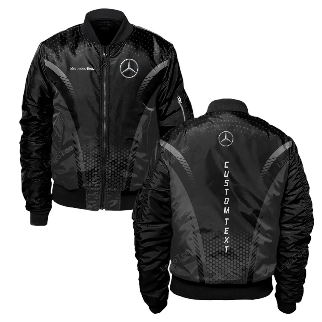 Mercedes Benz Bomberjacke für Sportwagen-Fans, All Over Print Geschenk für Auto-Enthusiasten Mercedes Benz Fans CAR10803122548