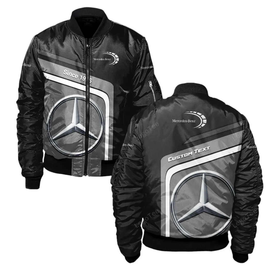 Mercedes Benz Bomberjacke für Sportwagen-Fans, All Over Print Geschenk für Auto-Enthusiasten Mercedes Benz Fans CAR11103032548