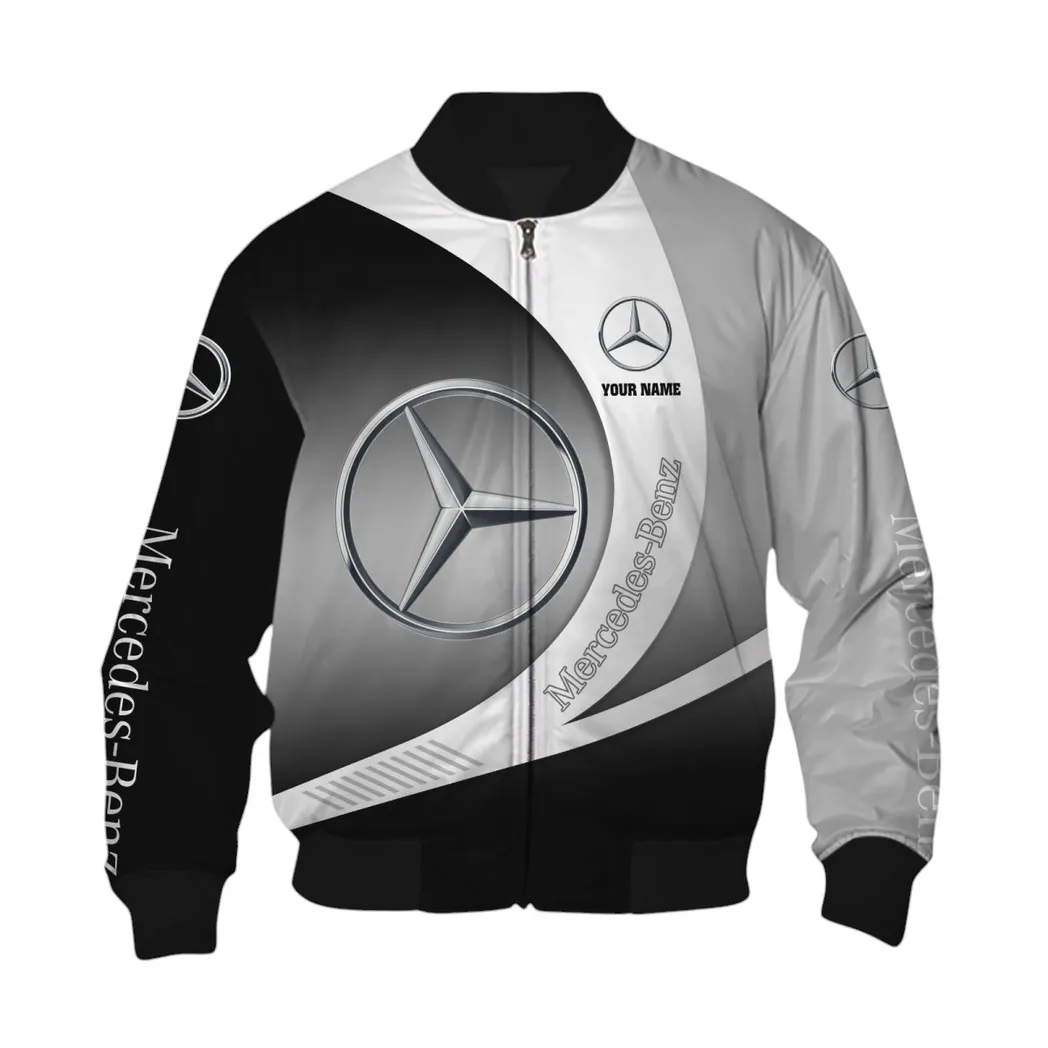 Mercedes Benz Bomberjacke für Sportwagen-Fans, All Over Print Geschenk für Auto-Enthusiasten Mercedes Benz Fans CAR7402222545