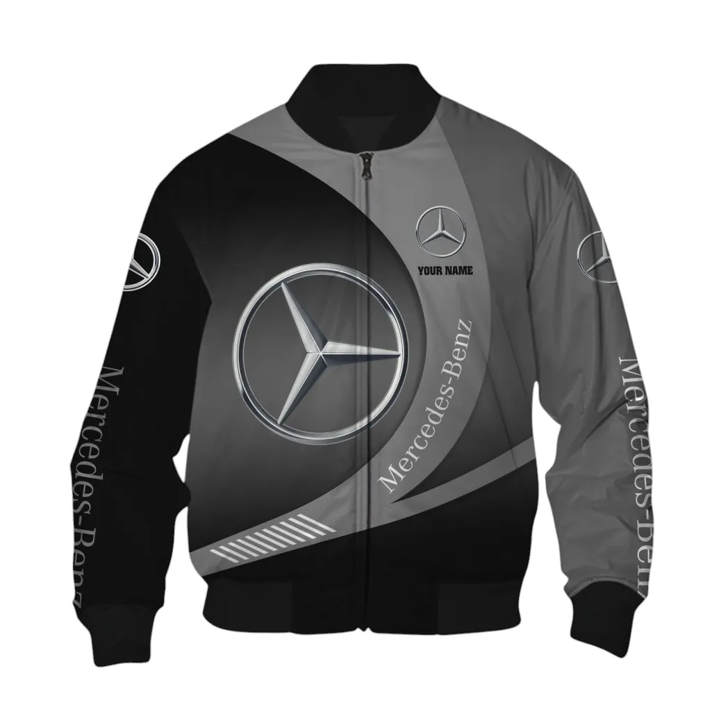 Mercedes Benz Bomberjacke für Sportwagen-Fans, All Over Print Geschenk für Auto-Enthusiasten Mercedes Benz Fans CAR7402222546