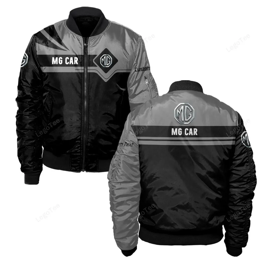 MG Bomberjacke für Sportwagen-Fans, All Over Print Geschenk für Auto-Enthusiasten MG Fans CAR9803032550