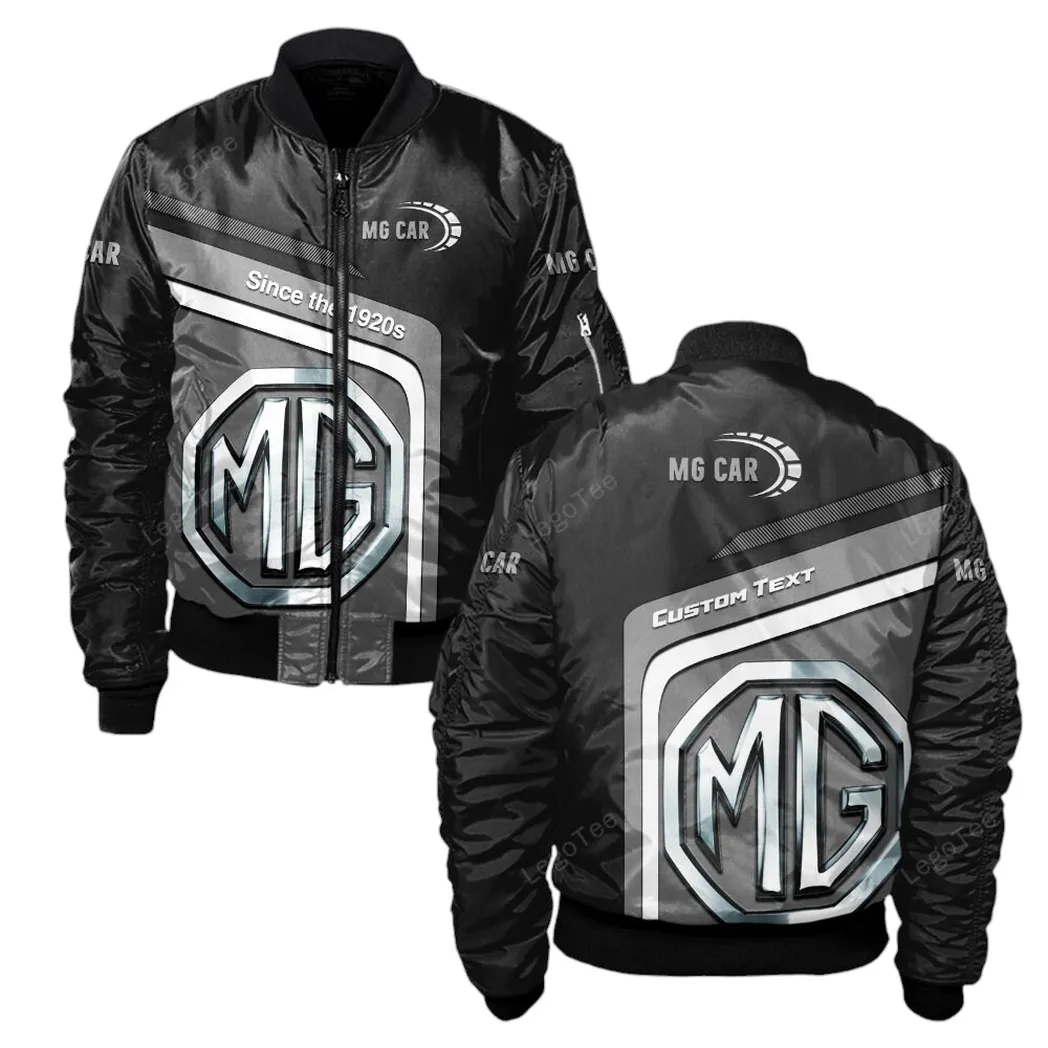 MG Cars Bomberjacke für Sportwagen-Fans, All Over Print Geschenk für Auto-Enthusiasten MG Cars Fans CAR11103032550