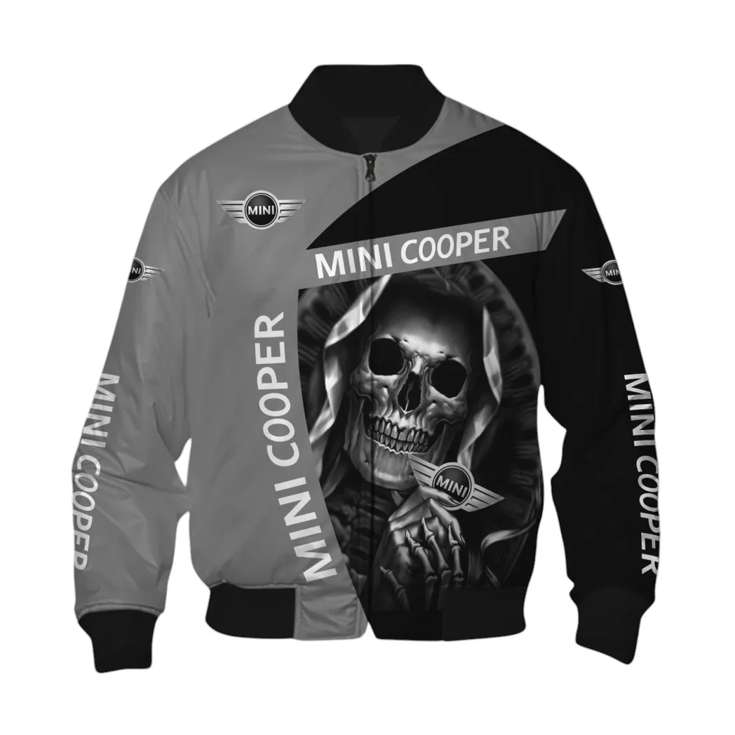 Mini Cooper Bomberjacke für Sportwagen-Fans, All Over Print Geschenk für Auto-Enthusiasten Mini Cooper Fans CAR6702212566