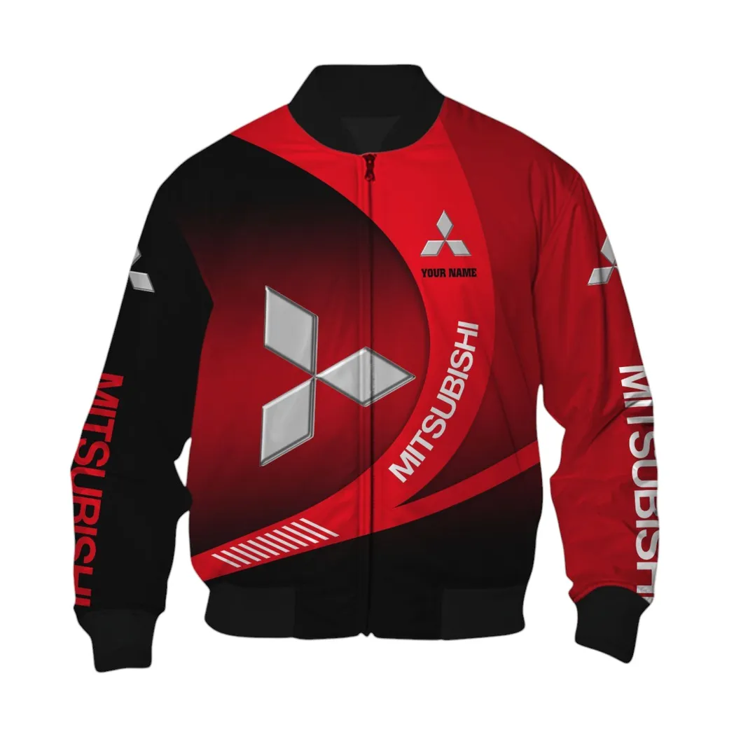 Mitsubishi Bomberjacke für Sportwagen-Fans, All Over Print Geschenk für Auto-Enthusiasten Mitsubishi Fans CAR7402222549