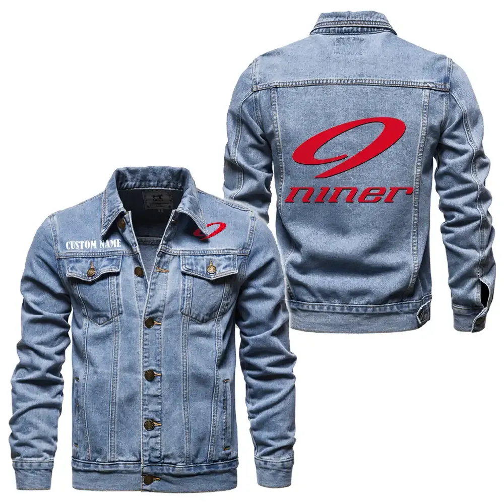 niner bikes jeansjacke fr auto fans vintage stil mit wunschname personalisierbar car1901132211 hellblau gp3a8