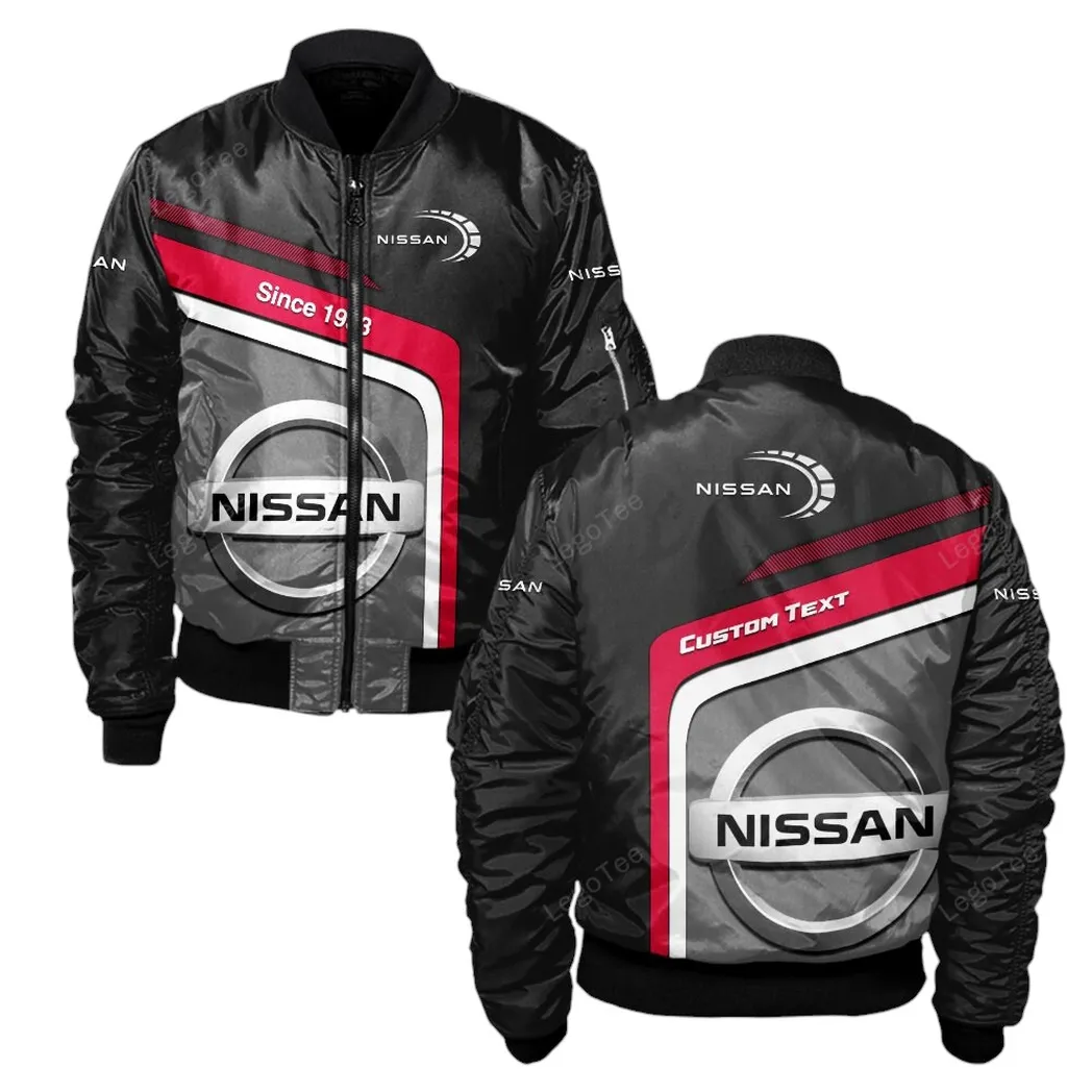 Nissan Bomberjacke für Sportwagen-Fans, All Over Print Geschenk für Auto-Enthusiasten Nissan Fans CAR11103032555