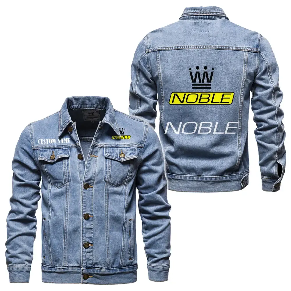 noble jeansjacke fr auto fans vintage stil mit wunschname personalisierbar car1901132226 hellblau diip3