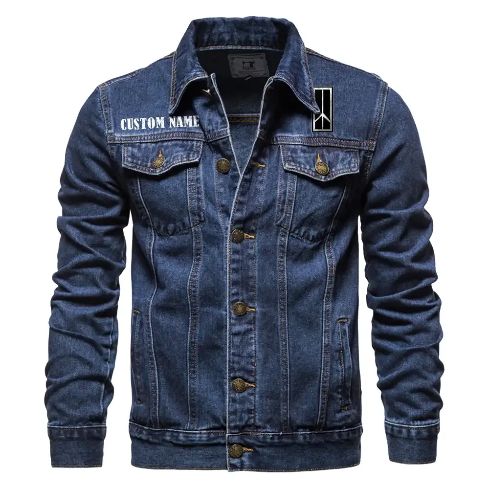 Oldsmobile Cutlass Jeansjacke für Auto-Fans – Vintage-Stil mit Wunschname personalisierbar CAR1901132229 - Dunkelblau
