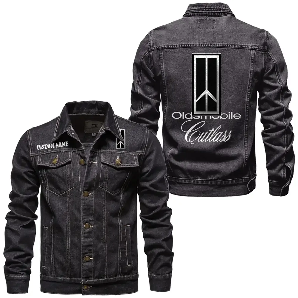 oldsmobile cutlass jeansjacke fr auto fans vintage stil mit wunschname personalisierbar car1901132229 schwarz jmfyl