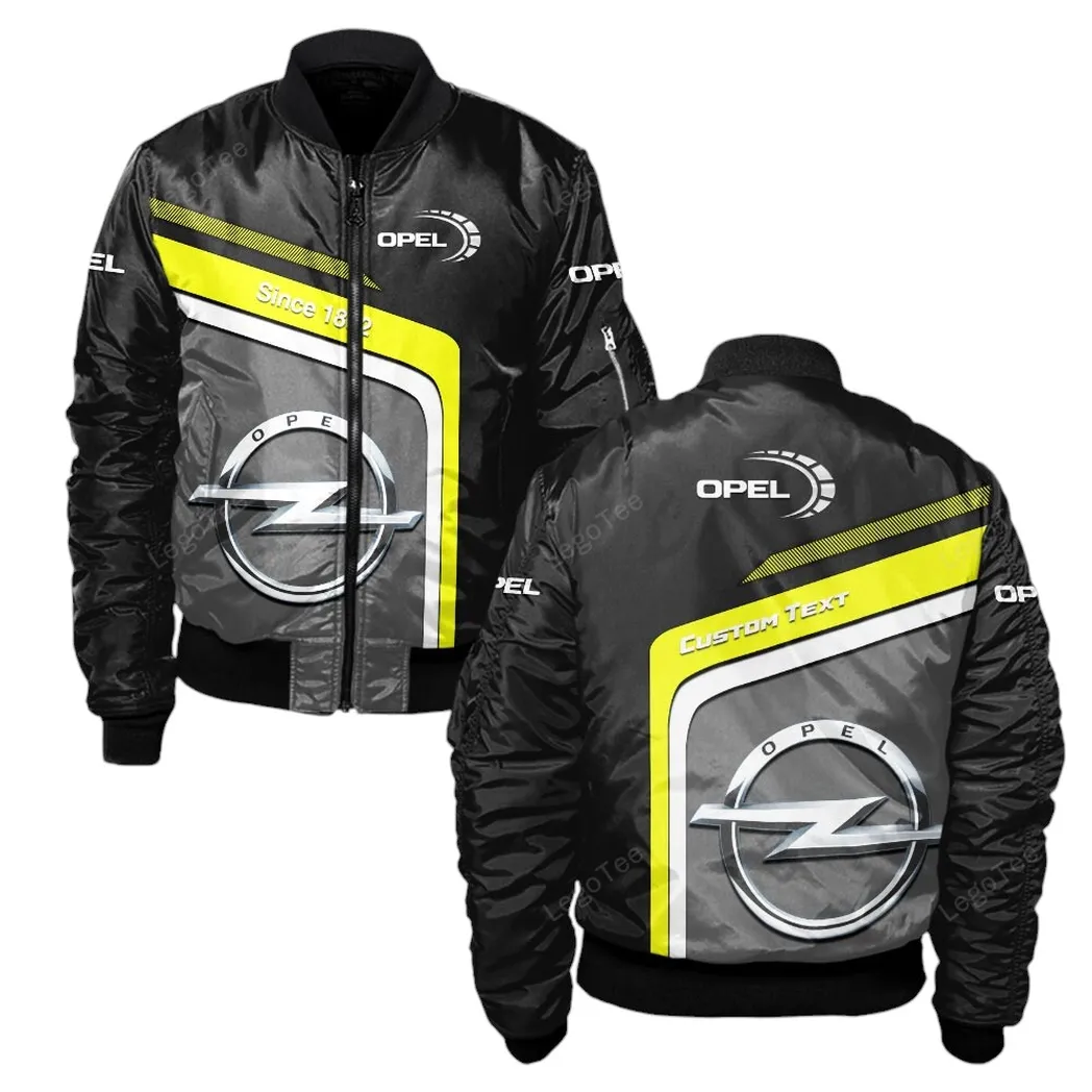 Opel Bomberjacke für Sportwagen-Fans, All Over Print Geschenk für Auto-Enthusiasten Opel Fans CAR11103032557