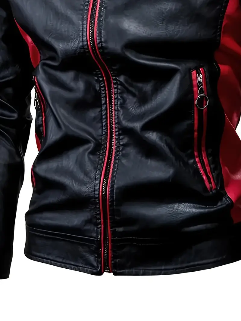 peterbilt custom herren lederjacke fr autoliebhaber perfektes geschenk mit namen car0401022266 rot zbpqo