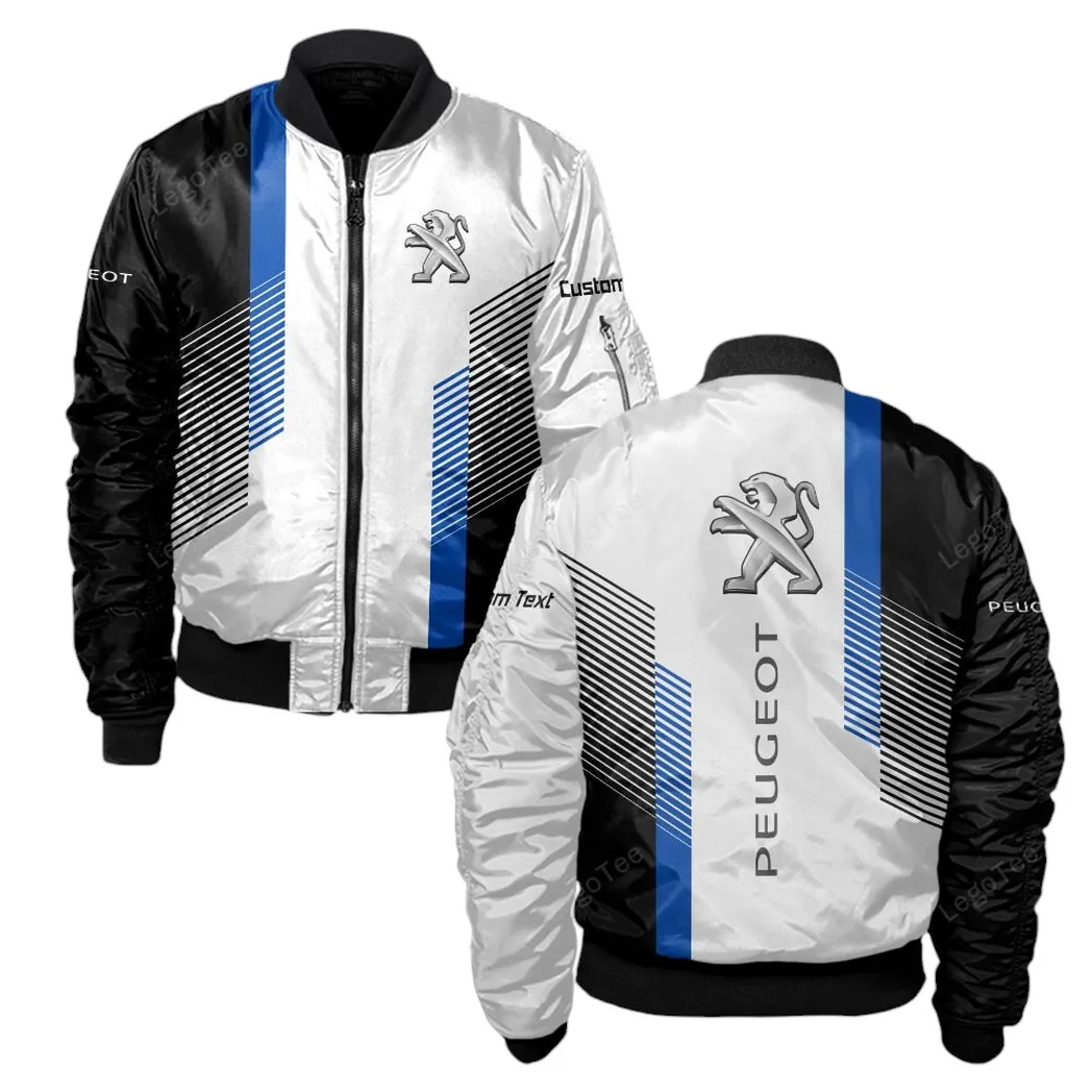 Peugeot Bomberjacke für Sportwagen-Fans, All Over Print Geschenk für Auto-Enthusiasten Peugeot Fans CAR10703122558