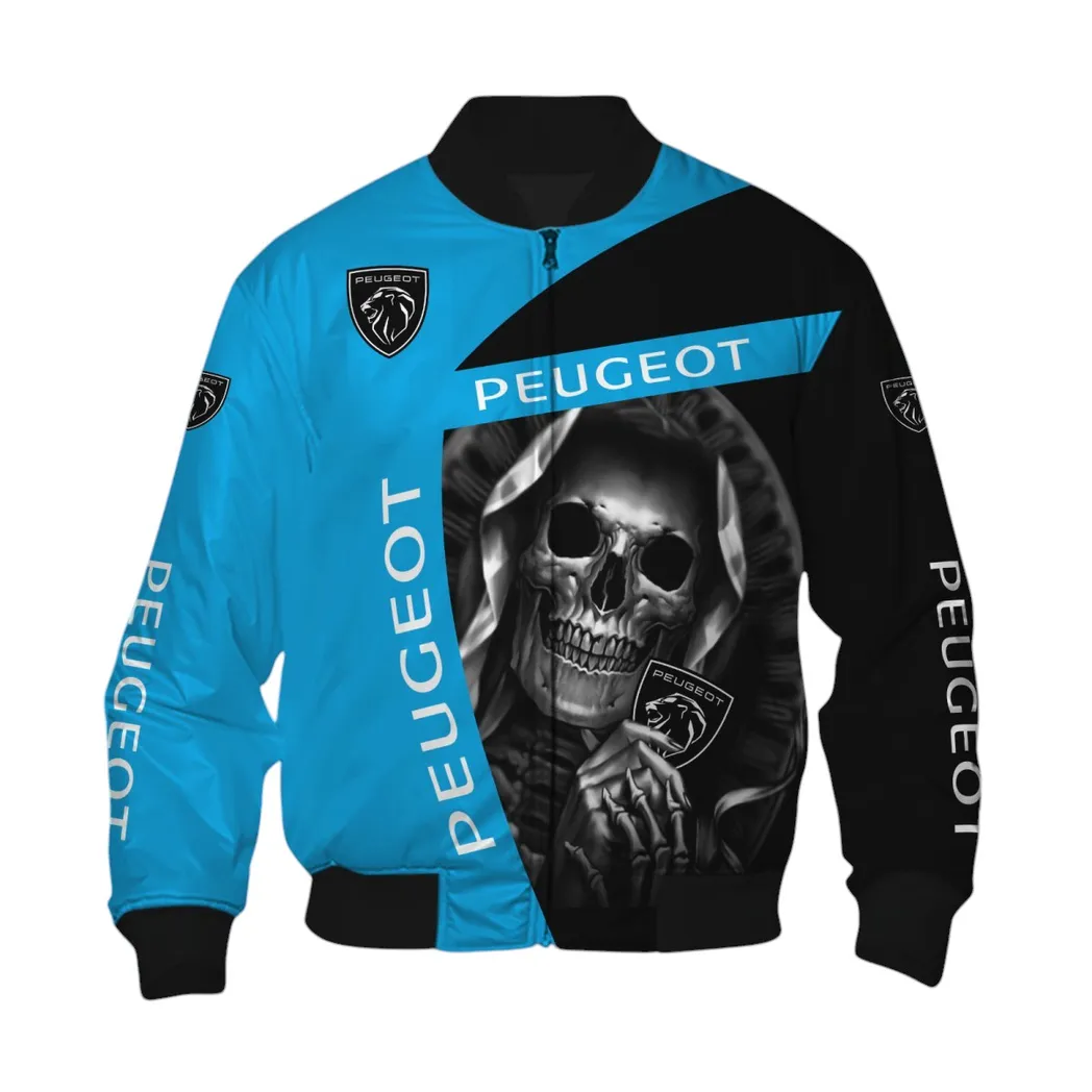 Peugeot Bomberjacke für Sportwagen-Fans, All Over Print Geschenk für Auto-Enthusiasten Peugeot Fans CAR6702212556