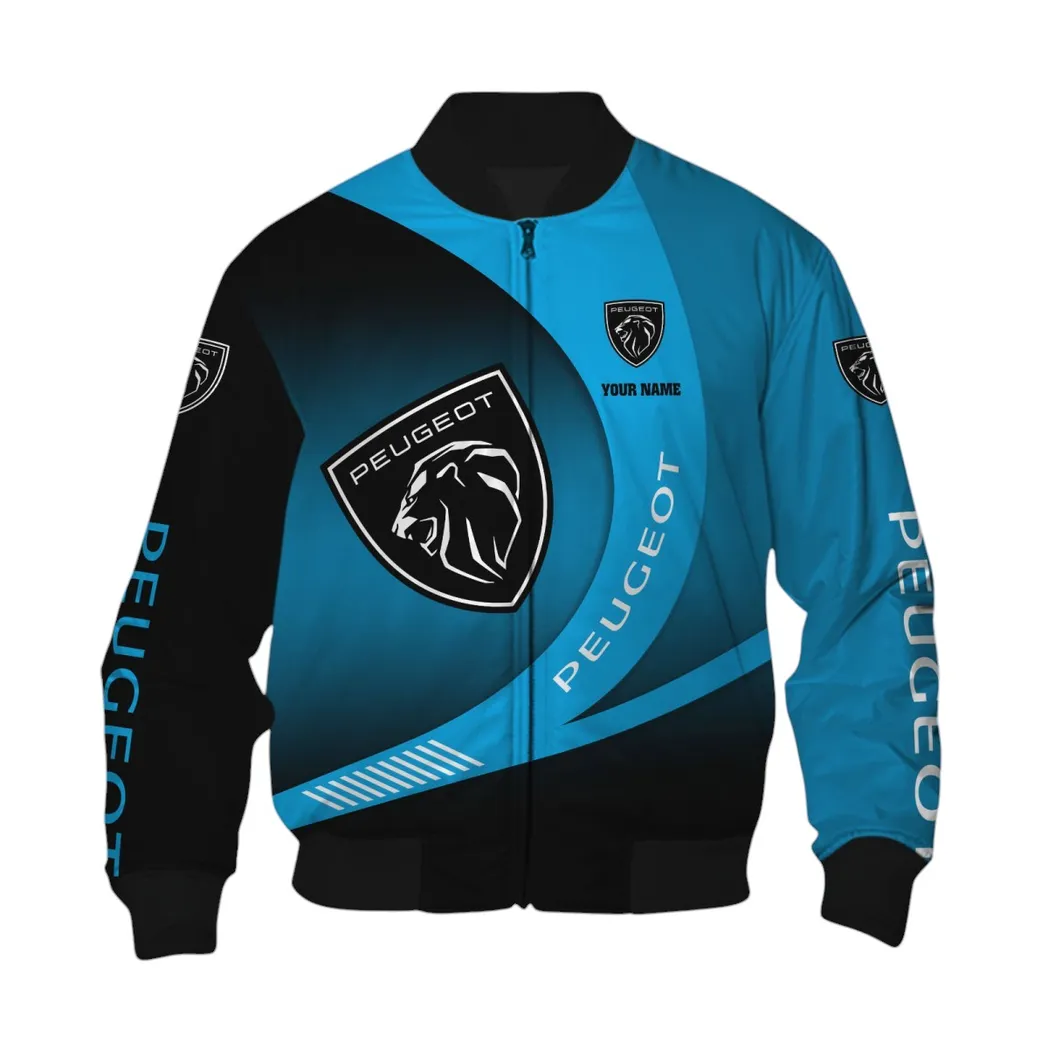 Peugeot Bomberjacke für Sportwagen-Fans, All Over Print Geschenk für Auto-Enthusiasten Peugeot Fans CAR7402222554