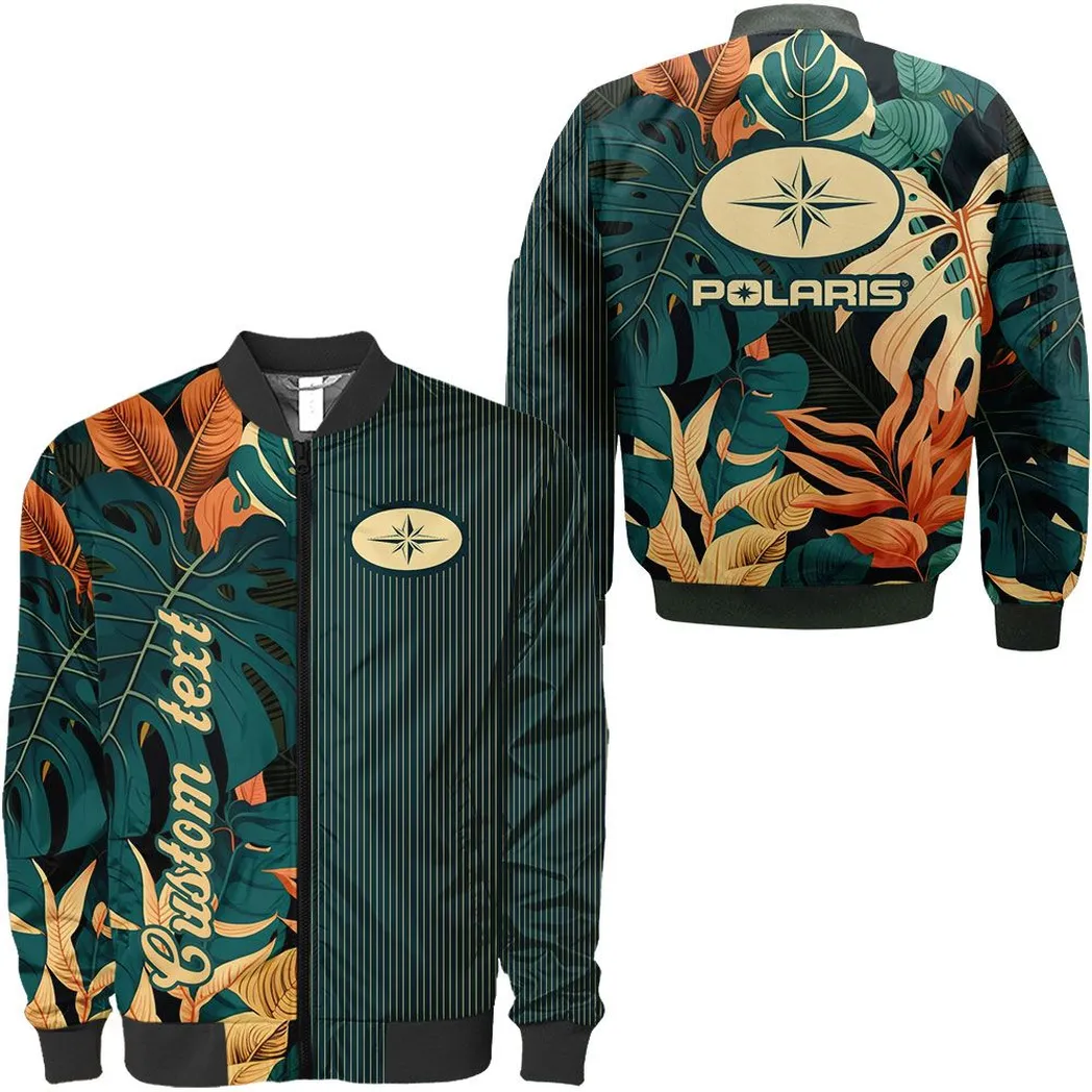 polaris personalisierte bomberjacke fr auto liebhaber vintage 3d print namensdruck car434041725309 dftip