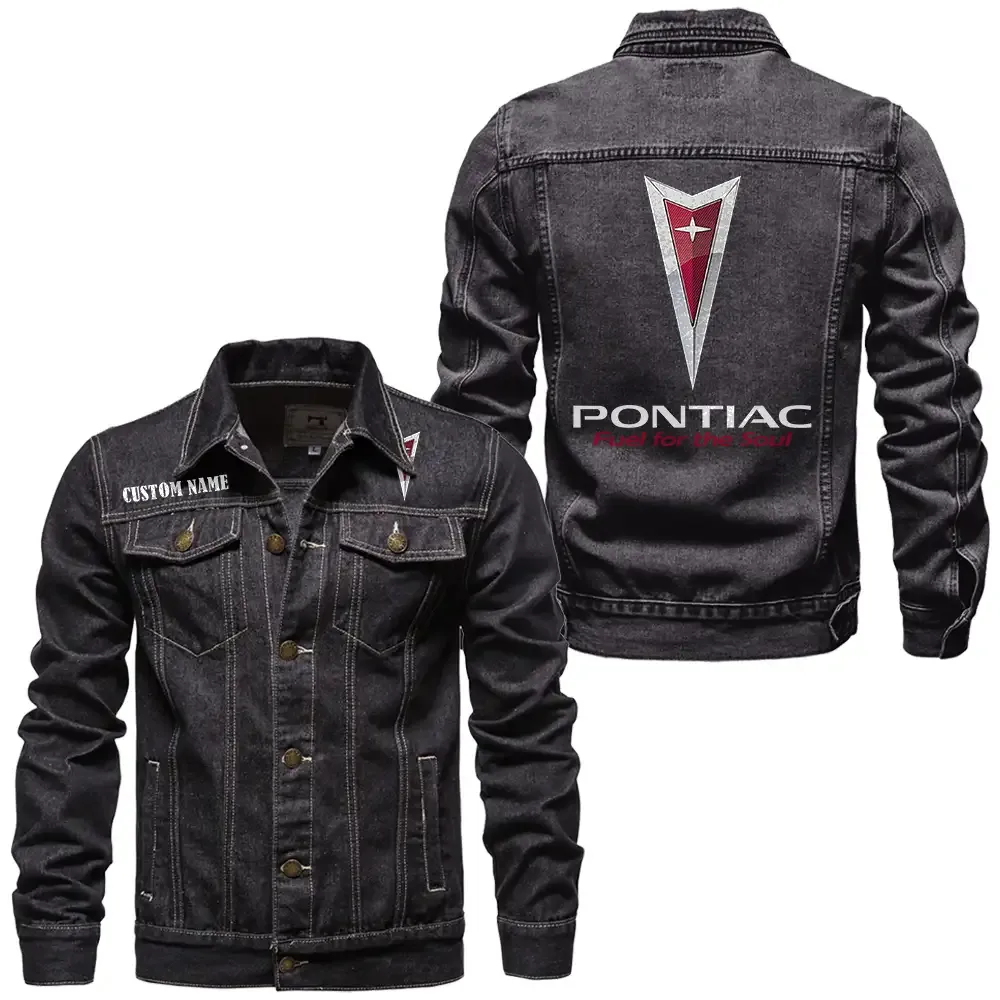 pontiac jeansjacke fr auto fans vintage stil mit wunschname personalisierbar car1901132239 schwarz boghj