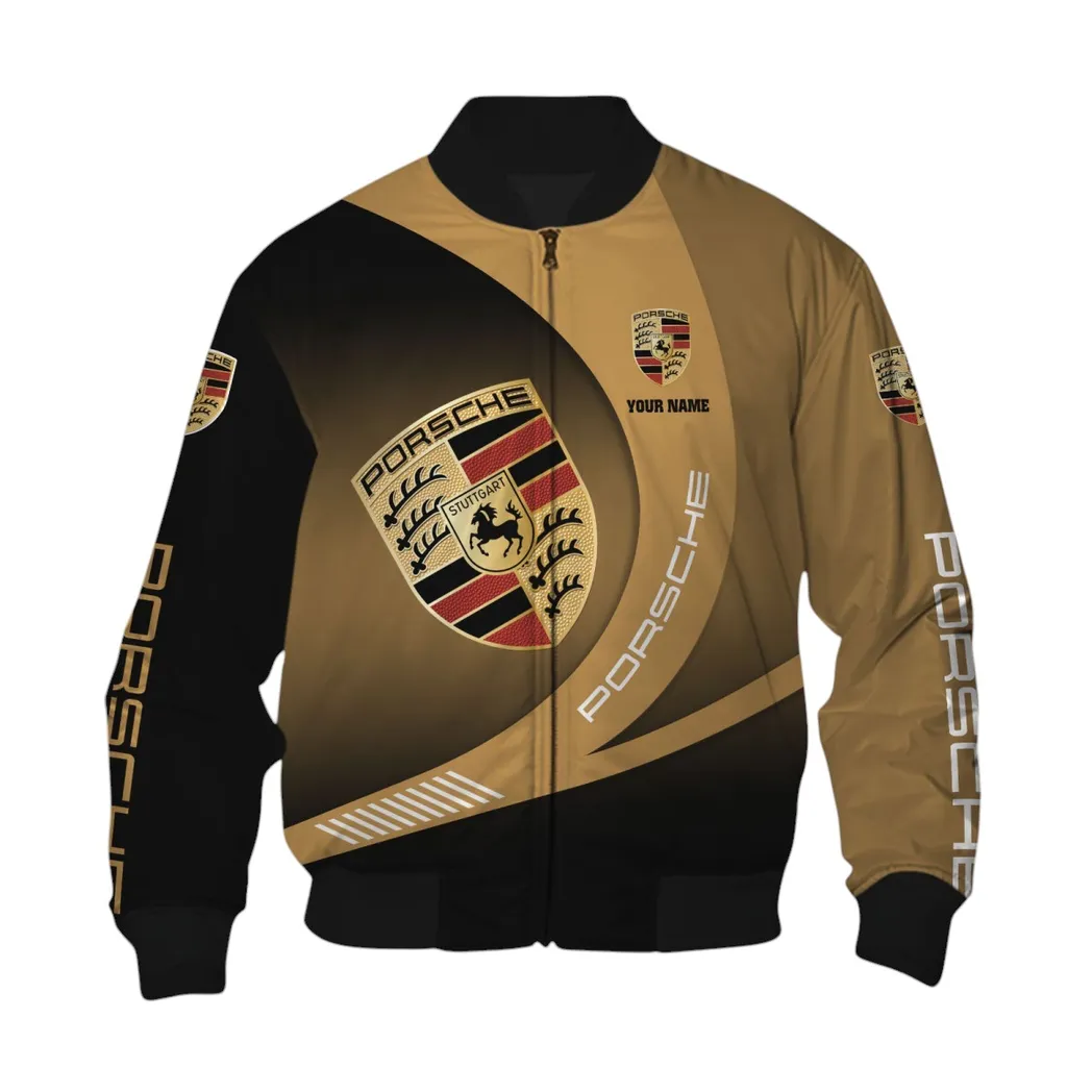 Porsche Bomberjacke für Sportwagen-Fans, All Over Print Geschenk für Auto-Enthusiasten Porsche Fans CAR7402222557