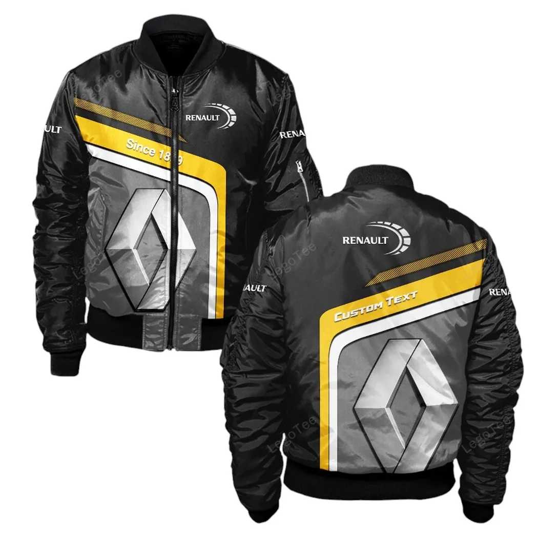 Renault Bomberjacke für Sportwagen-Fans, All Over Print Geschenk für Auto-Enthusiasten Renault Fans CAR11103032563