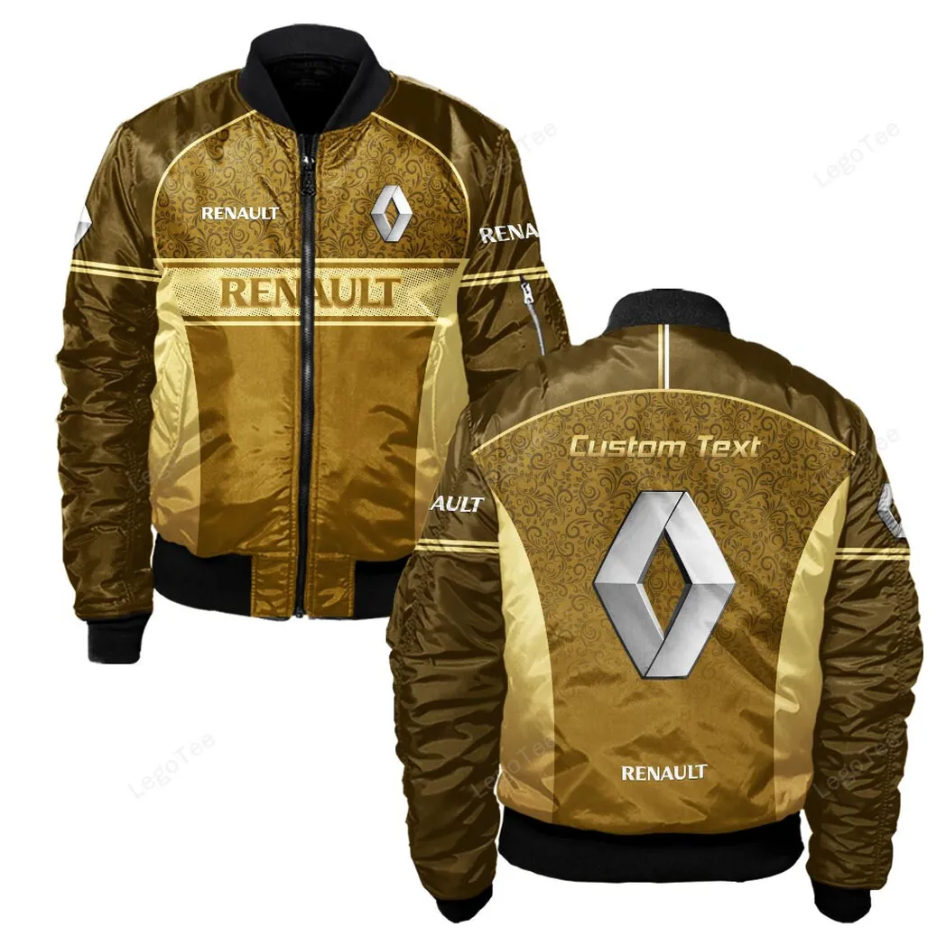 Renault Bomberjacke für Sportwagen-Fans, All Over Print Geschenk für Auto-Enthusiasten Renault Fans CAR137021325955-4