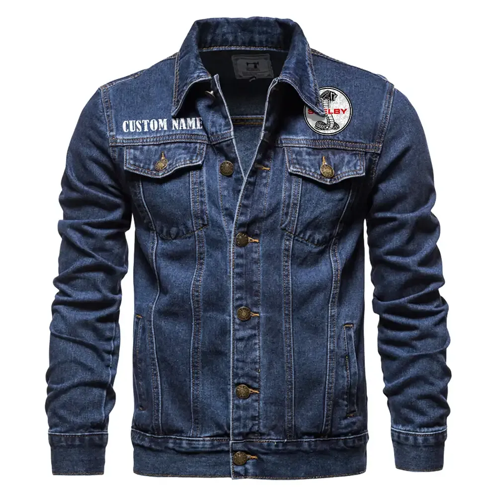 shelby jeansjacke fr auto fans vintage stil mit wunschname personalisierbar car1901132260 dunkelblau