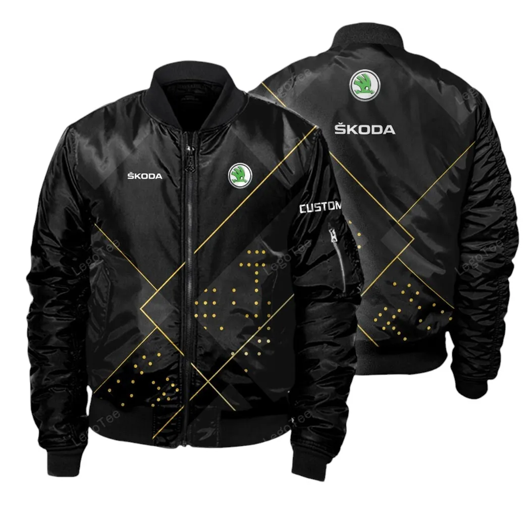skoda bomberjacke fr sportwagen fans all over print geschenk fr auto enthusiasten skoda lovers gift fot him husband boyfriend car11403032569 rahyn