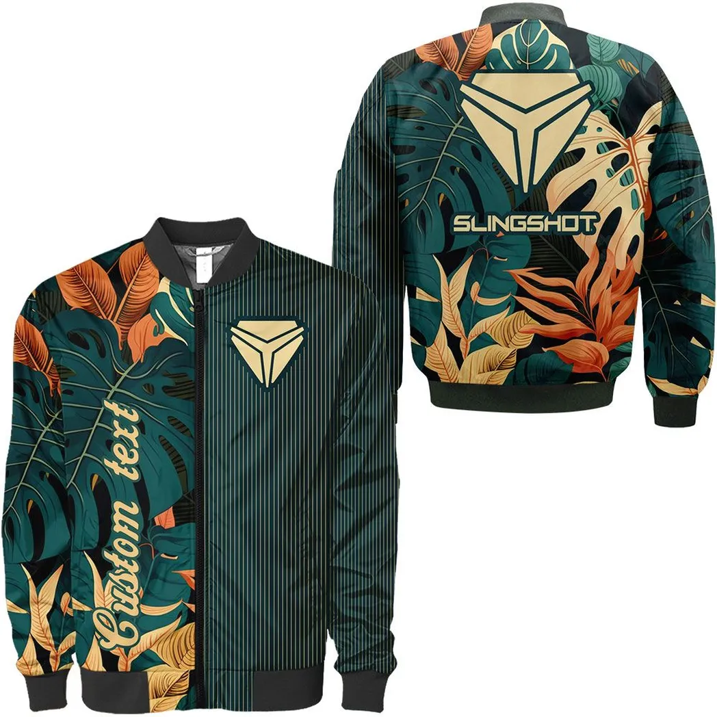 slingshort personalisierte bomberjacke fr auto liebhaber vintage 3d print namensdruck car434041725320
