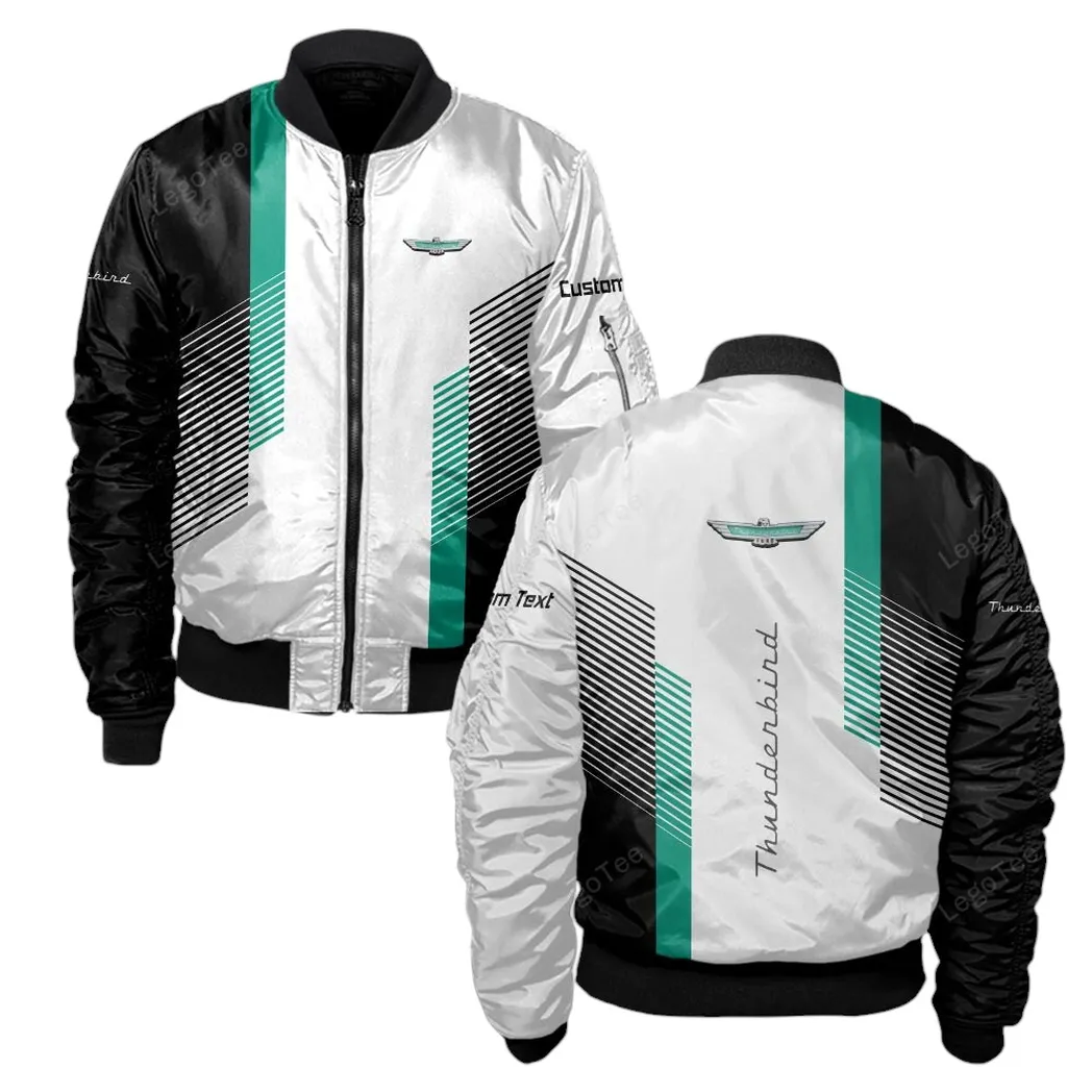 Thunderbird Bomberjacke für Sportwagen-Fans, All Over Print Geschenk für Auto-Enthusiasten Thunderbird Fans CAR10703122574