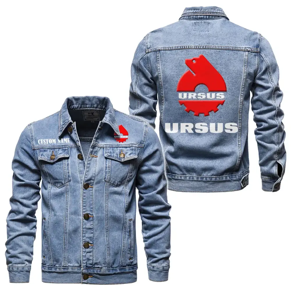 ursus jeansjacke fr auto fans vintage stil mit wunschname personalisierbar car1901132301 hellblau 1hndn