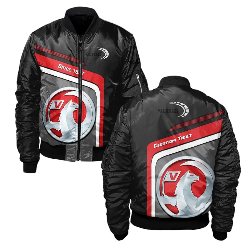 Vauxhall Bomberjacke für Sportwagen-Fans, All Over Print Geschenk für Auto-Enthusiasten Vauxhall Fans CAR11103032577