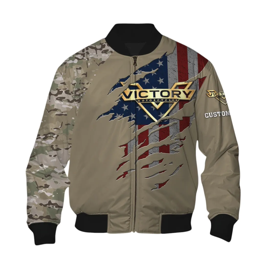 Victory Motorcycles Bomberjacke für Sportwagen-Fans, All Over Print Geschenk für Auto-Enthusiasten Victory Motorcycles Fans CAR46021725105-6